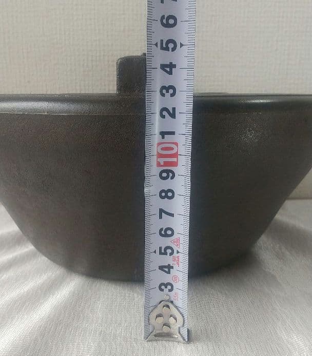 南部 茶乃湯釜　一文字釜　南部鉄器　茶釜　茶道具　茶室　共箱