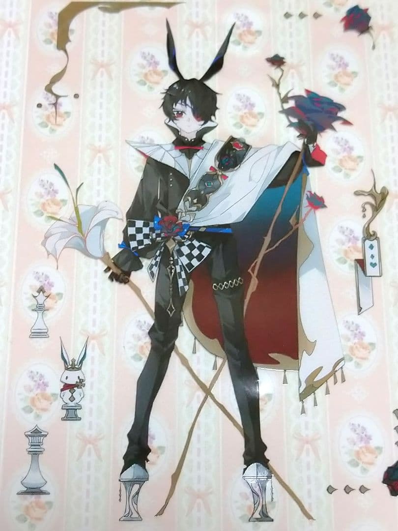 J471＃卯时三刻(PET)阅后即焚切り売り海外人物マステ女の子男の子うさ耳