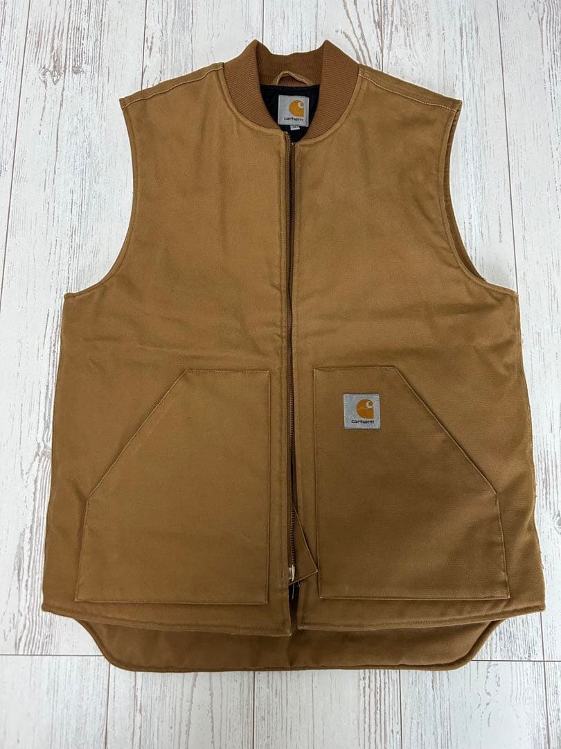 Carhartt カーハート ブラウン ダックベスト M