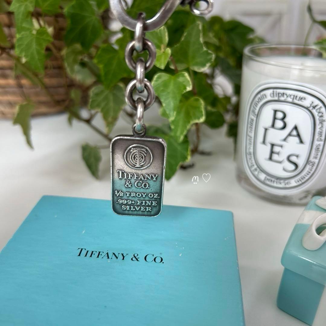 ティファニー　シルバーインゴット　シャックルキーリング　キーホルダー　希少