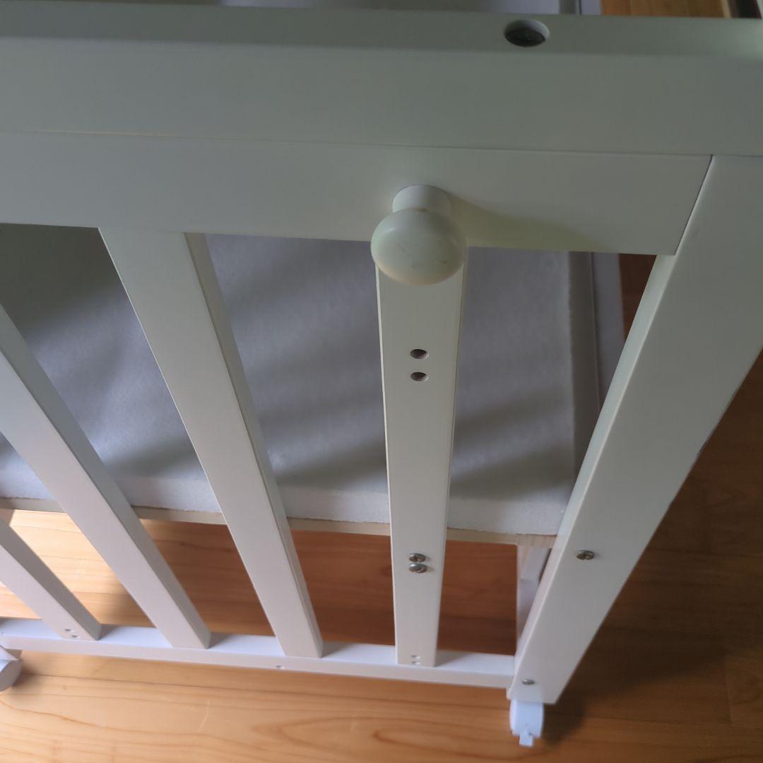 【本体のみ】ディモア　ミニベッド&デスク / ベビーベッド 日本製