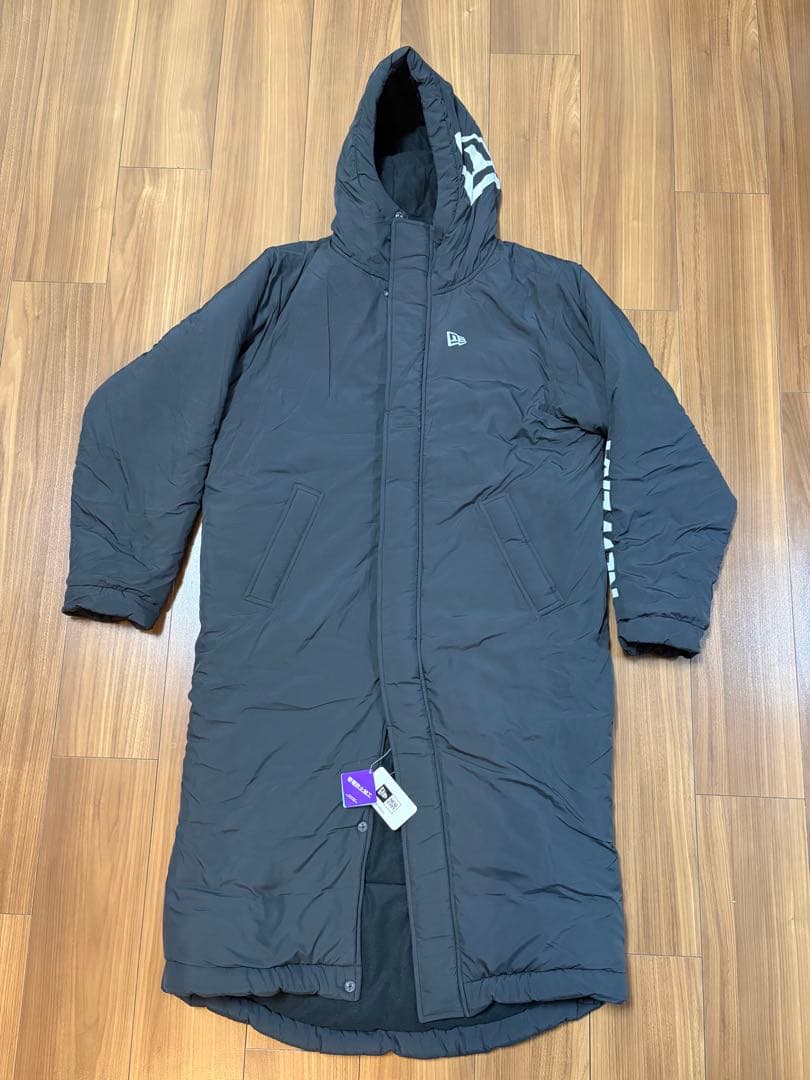 未使用⭐︎NEW ERA フード付きロングベンチコート