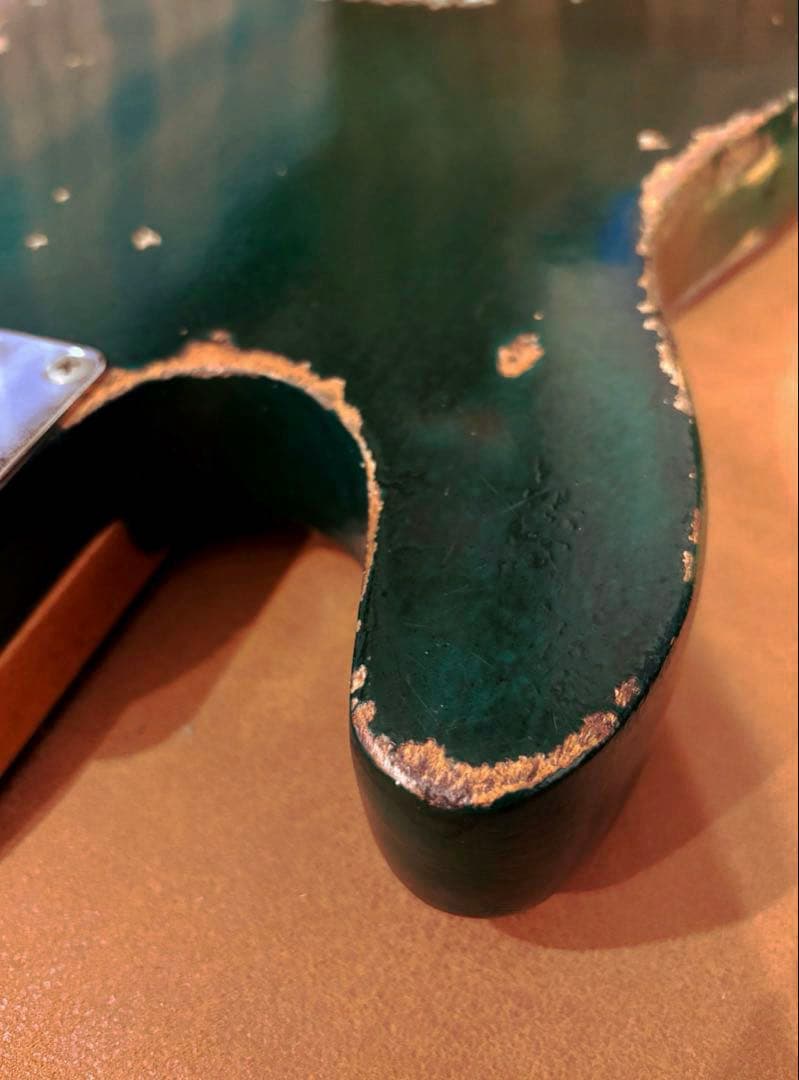 fender JAPAN テレキャスター レリック シャーウッドグリーン