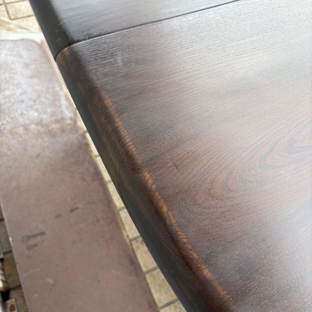 ERCOL エクステンション ダイニングテーブル　オーバル　アーコール　廃番