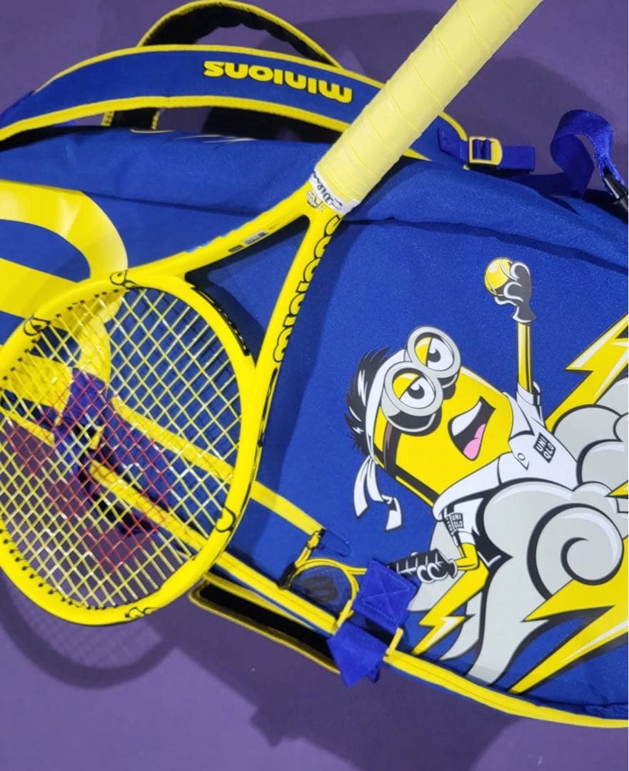 BTS JIN 愛用 ミニオンズ　ウィルソン　テニス　ラケットバッグ　新品　ジン