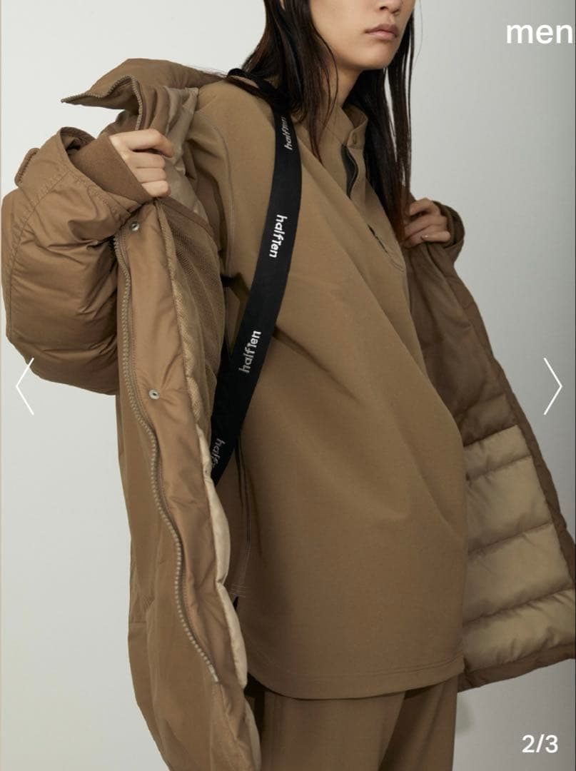 ジャケット・アウター halfTen DEFENDER PUFF COAT HTM7150 Navy