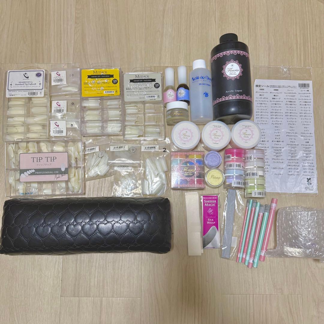 ネイリスト検定 プロ用品 まとめ売り アクリル チップ