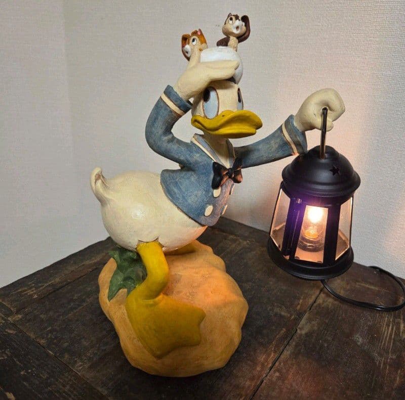 ドナルドダック チップ＆デール ビンテージ インテリアライト テーブルランプ