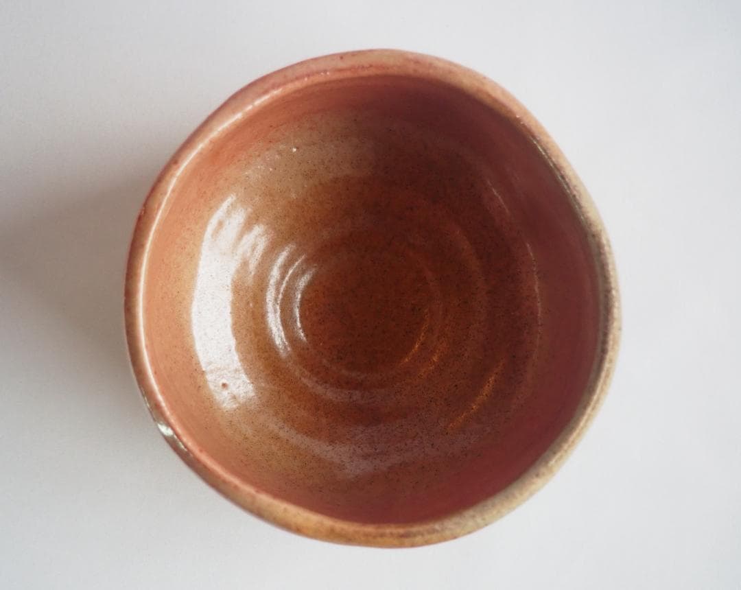 裏千家15世鵬雲斎御書付『備前志野茶碗』藤原敬介造 (共箱)