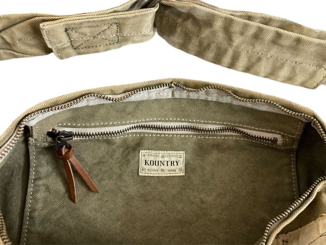 KAPITAL KOUNTRY 帆布 スナフキン バッグ スーベニア リメイク