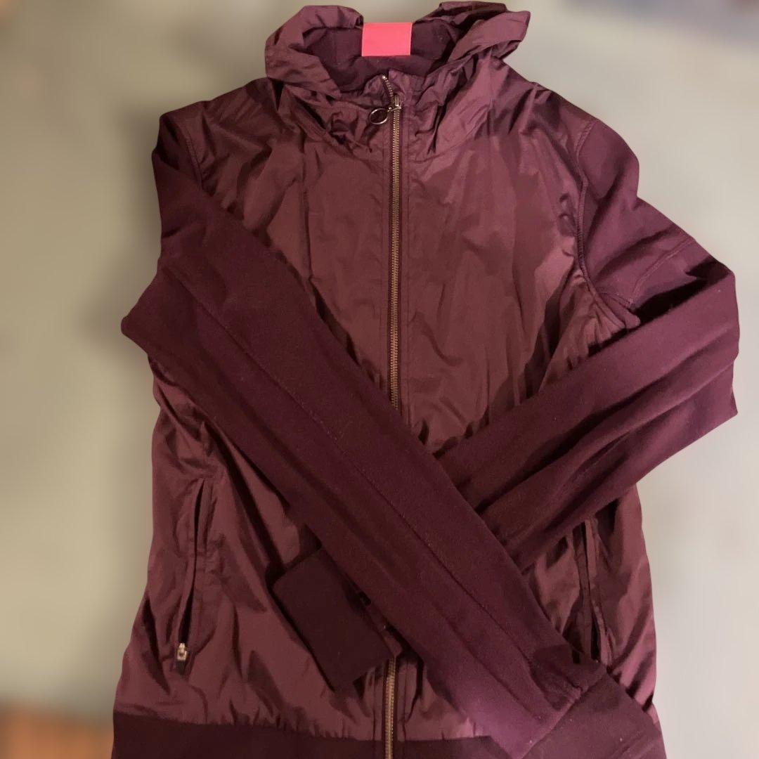 Rapha フード付きパープルサイクルジャージ