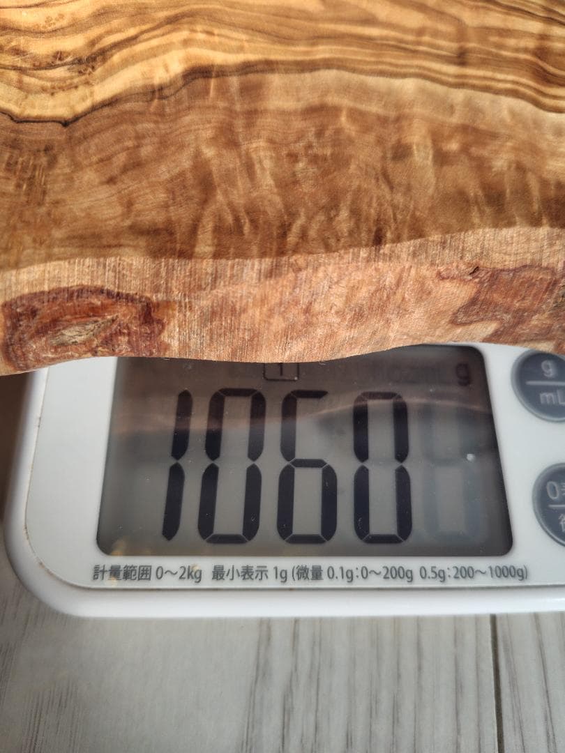 大判37cm オリーブウッド カッティングボード 一点物 無垢材　アルテレニョ