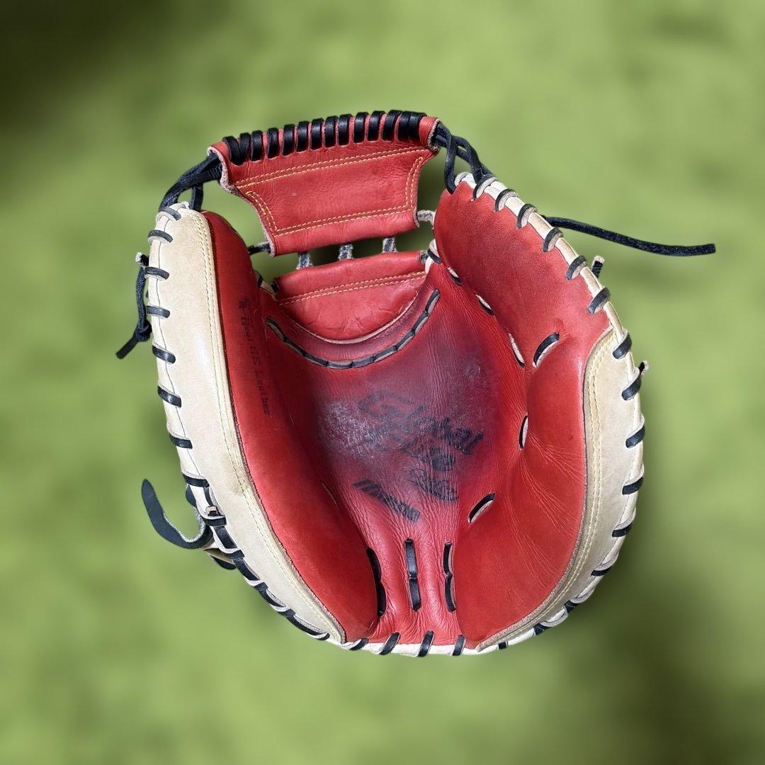 軟式　キャッチャーミット　阿部慎之助　オーダー