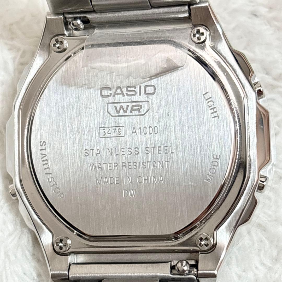 未使用級 稼働品 CASIO A1000DN-7JR シルバー