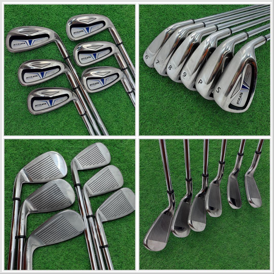 キャロウェイ ストラータ プラス　メンズ 11本 ゴルフクラブセット