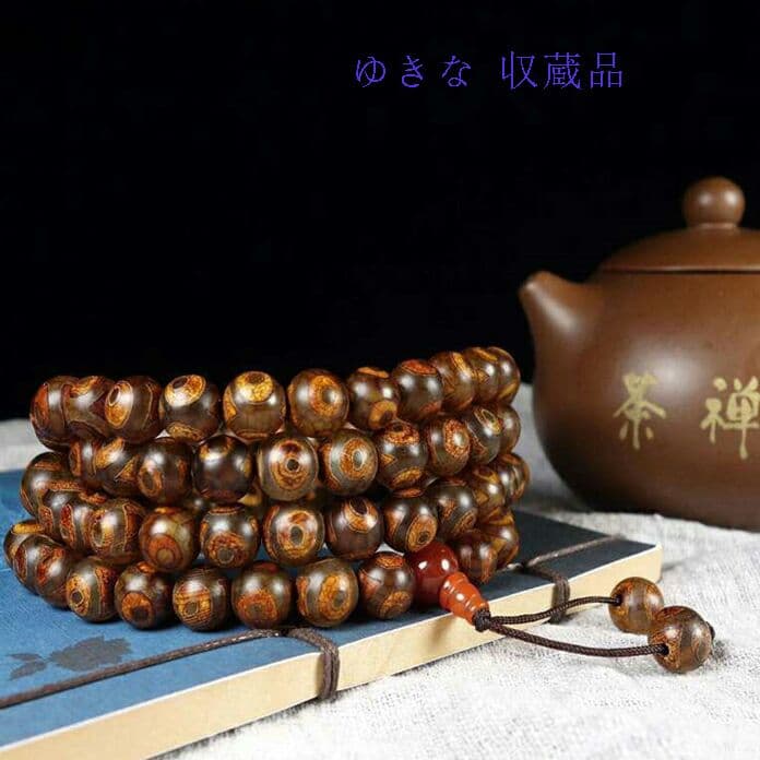 瑪瑙の108粒の仏珠の男女は玉髄の天珠のネックレスのチェーンを兼用します?