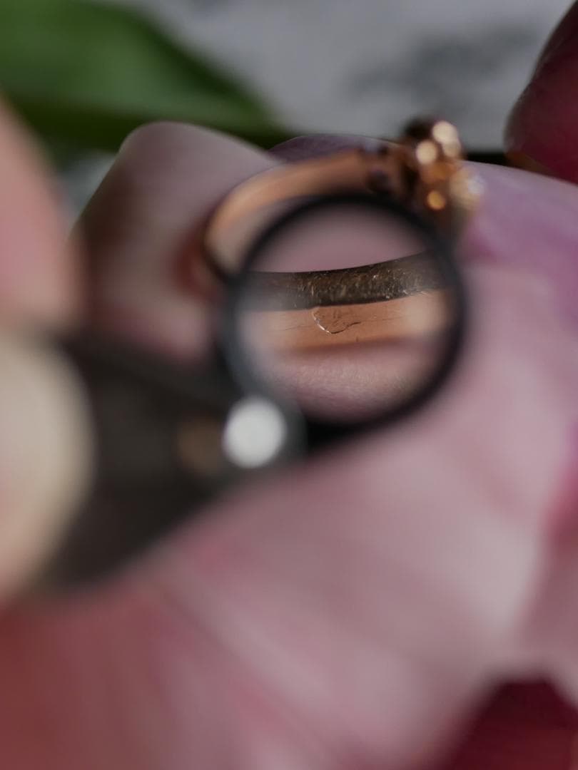 FR-34 　ヴィクトリアン　K18 アンティーク　リング フランスアンティーク