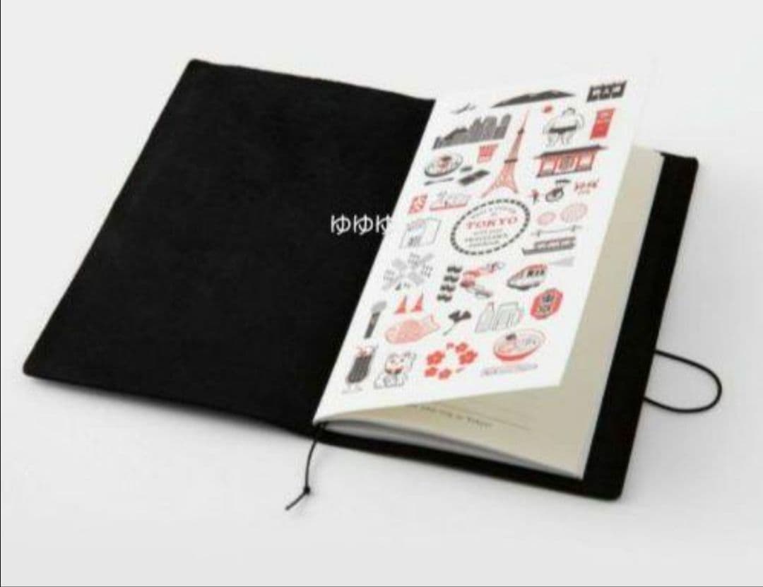 トラベラーズノート TOKYO 黒 &ブラスチャーム 東京エディション 限定