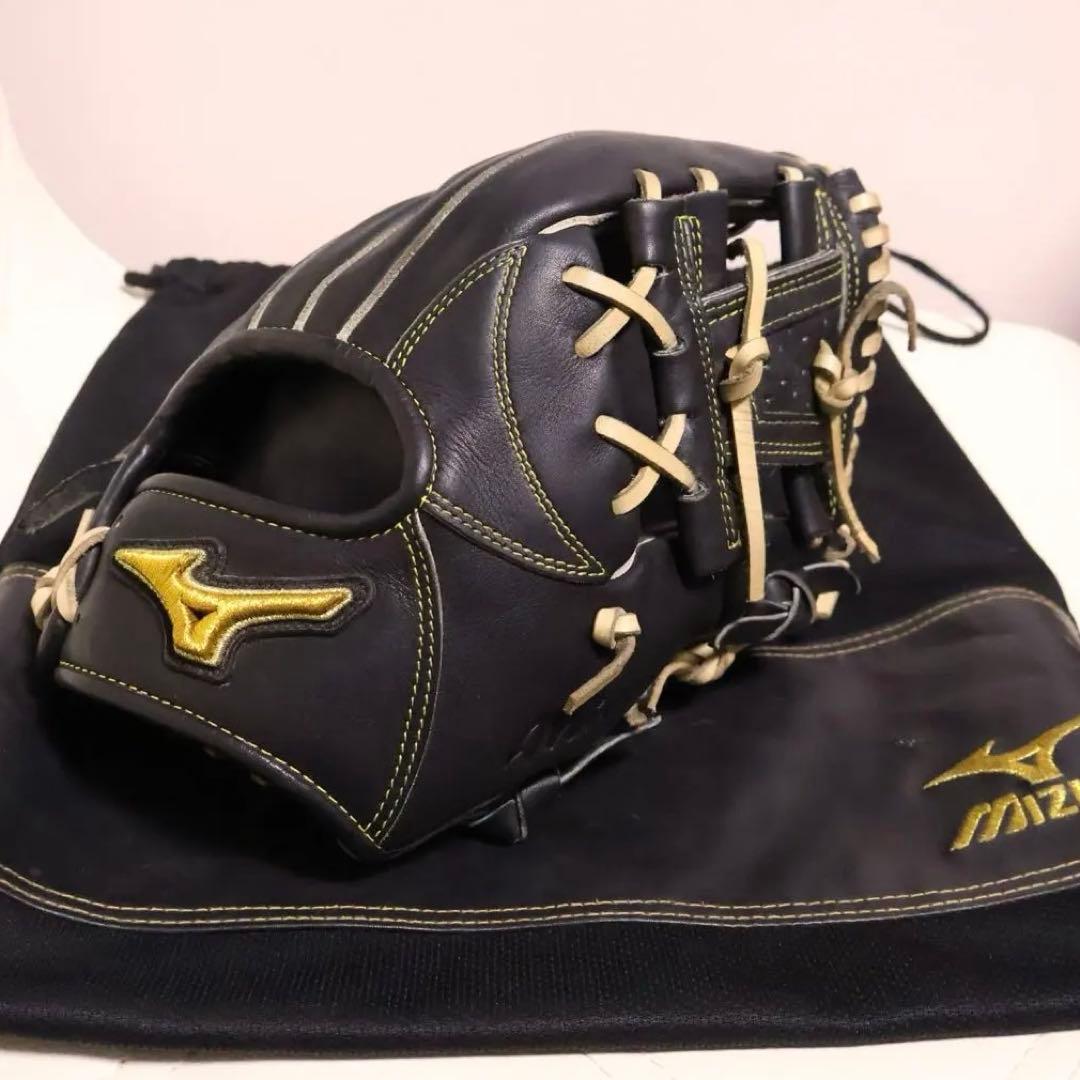 Mizuno Pro ミズノプロ　硬式グローブ　内野手用　ブラック