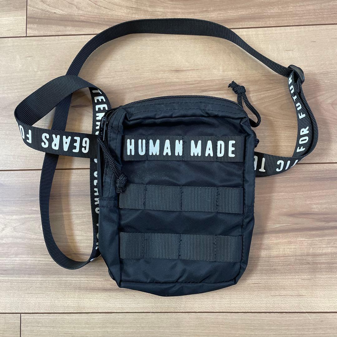 HUMAN MADE ブラックショルダーバッグ
