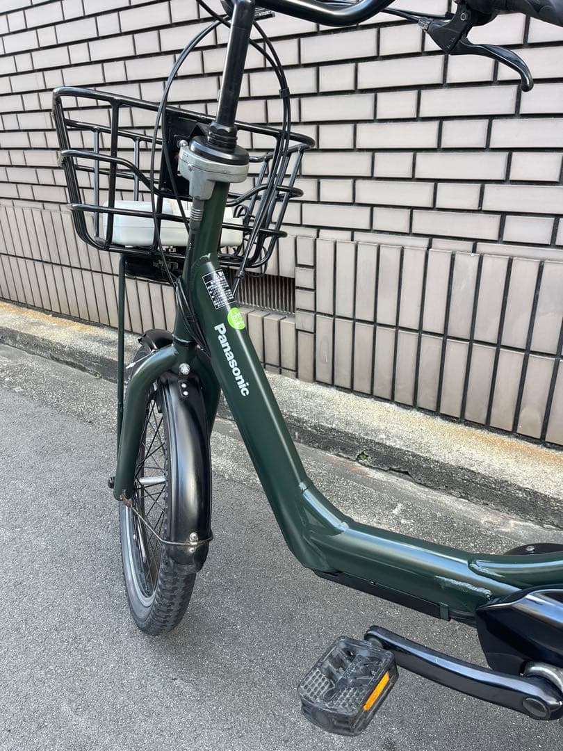 13.2ah5点灯パナソニック子供乗せ電動アシスト自転車20インチ