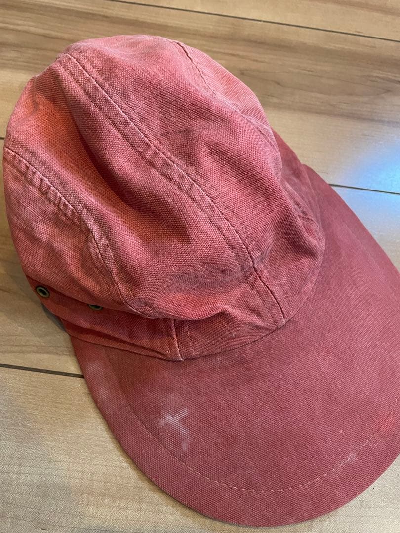 L.L.Bean ロングビルキャップ　赤　80s