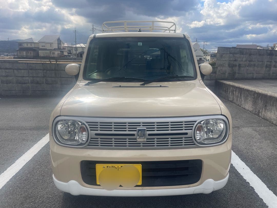 車検2年付コミコミ☆可愛いルーフキャリア付、ツートンスタイル☆アルトラパン