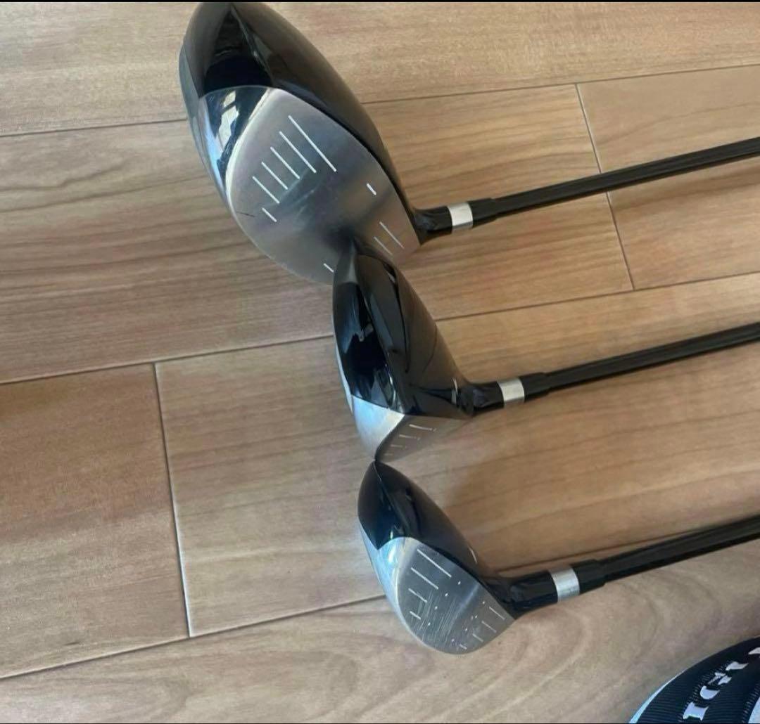 ビリエット BIGLIETT ゴルフドライバー　3点まとめ売り　カバー付き