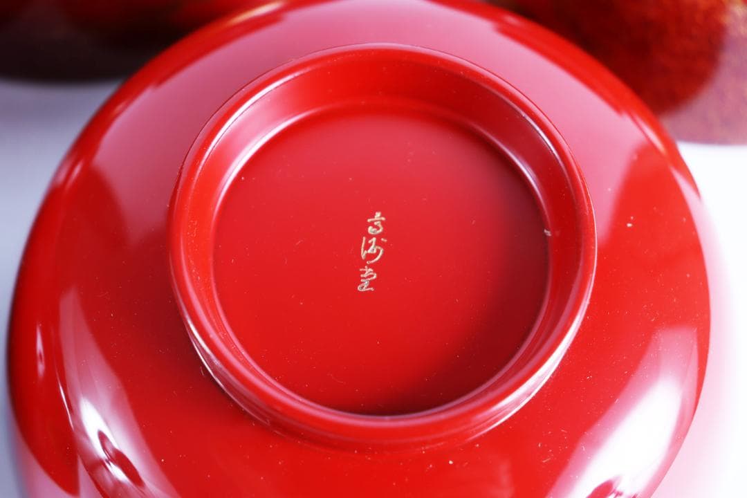 s*a様 輪島塗 大向高洲堂 雑煮椀 五客 蒔絵 正月