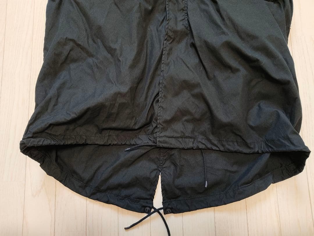 ジャケット・アウター anytee M-65 FISHTAIL PARKA SUPER BLACK