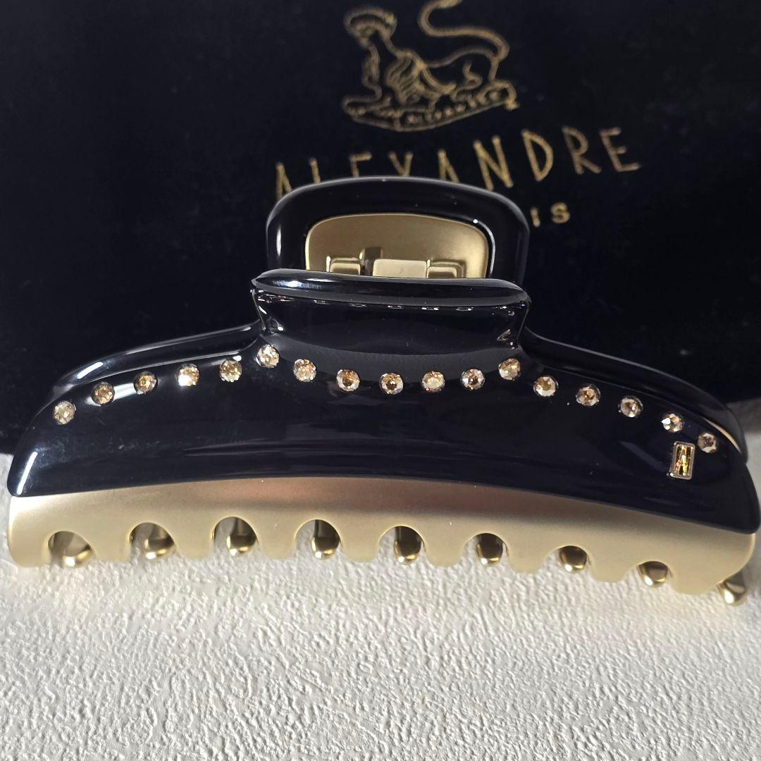 アレクサンドルドゥパリ VENDOME　 L クリップ キラキラ　ブラック