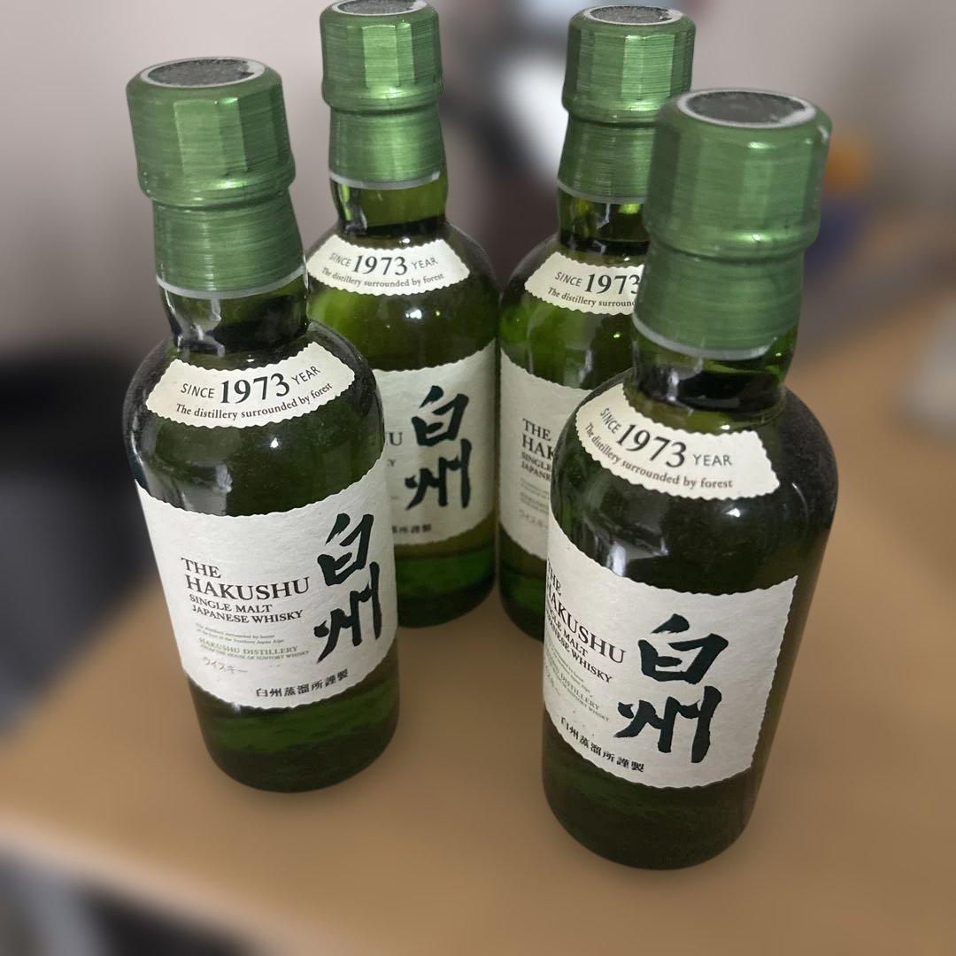 し*ん様 白州 シングルモルトウイスキー 1973年 4本セット