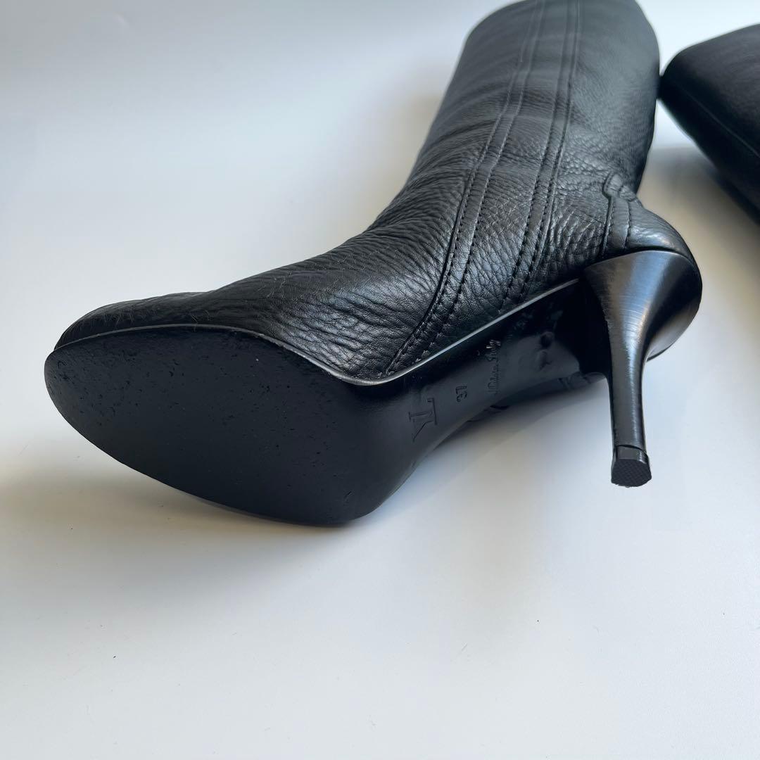 LOUIS VUITTON ルイス ヴィトン レザー ロングブーツ サイズ37