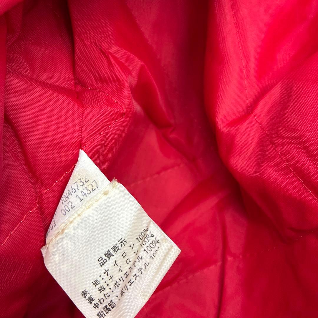 90's CHICAGO BULLS USA製　ジャケット　赤黒　M た30