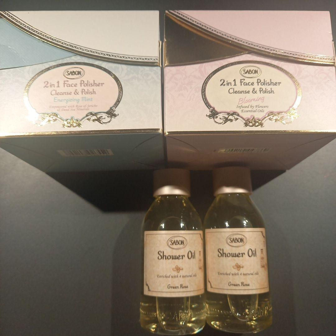 サボン フェイスポリッシャー リフレッシング ブルーミング シャワーオイル