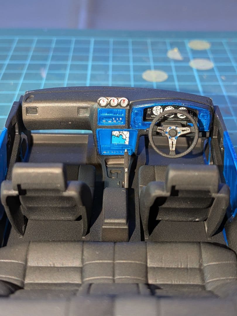 アオシマ 1/24 ザ・ハイソカー No.3 ニッサン F31レパードドリ車風