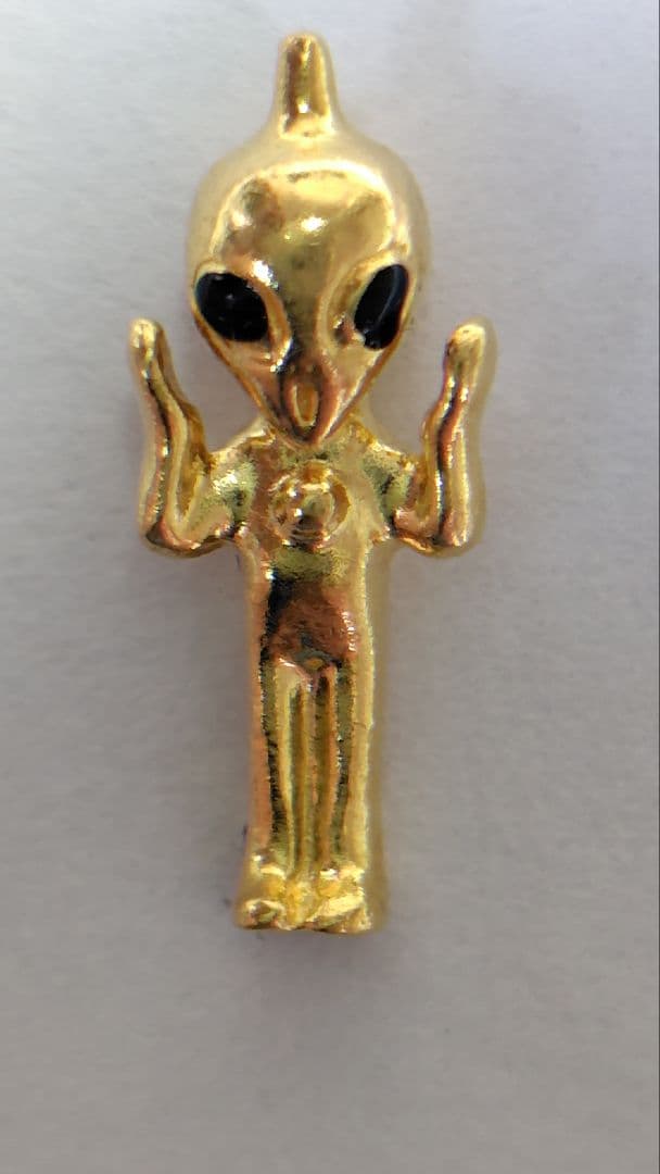 日清カップヌードル純金K24 UFO宇宙人　すごいぞU.Tフィギュア