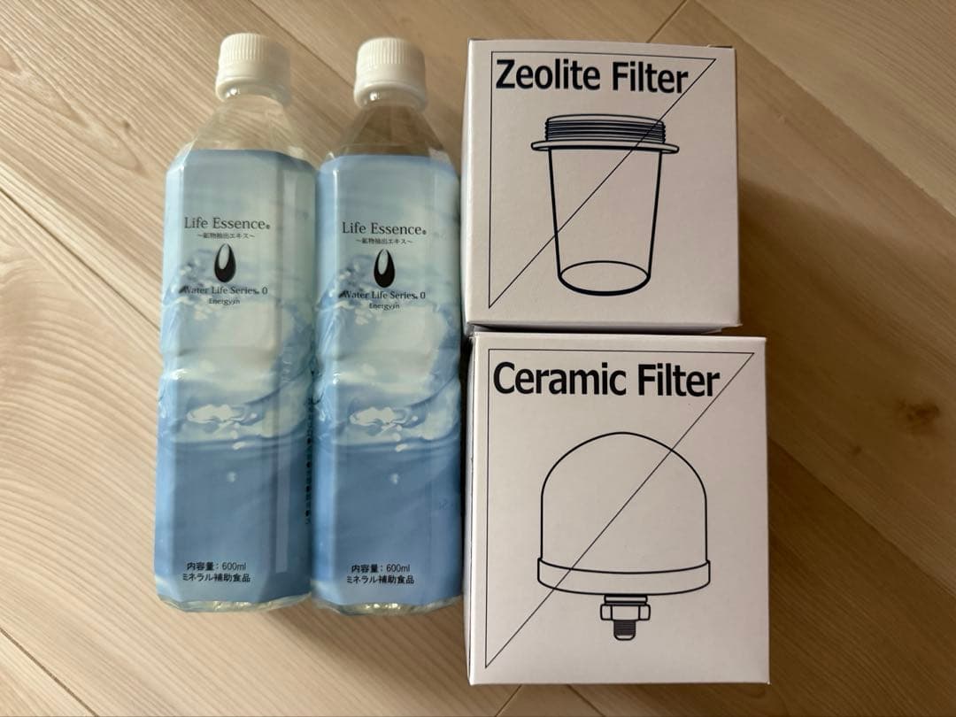 クラブエコウォーターポタポタクラブ600ml 2本とフィルター上下セット