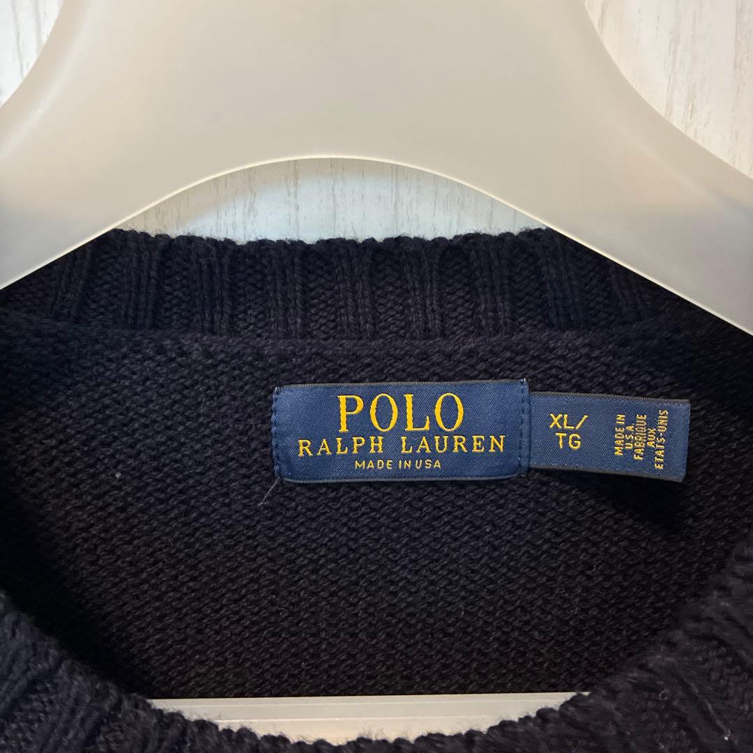 ポロラルフローレン POLO RALPH LAUREN コットンフラッグセーター