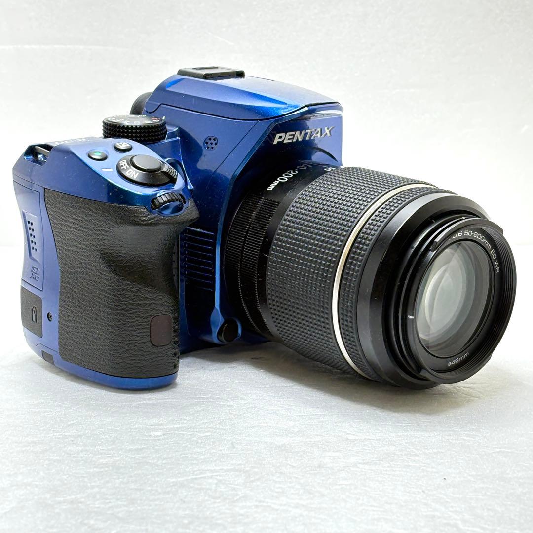 【黒死病対策済】PENTAX K-30 クリスタルブルー 50-200mmズーム