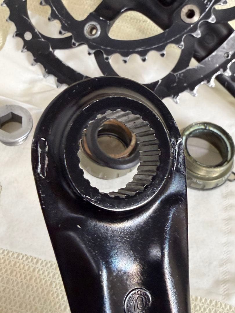 訳あり品 カンパニョーロ ヴェローチェクランク 170mm50/34 bb付