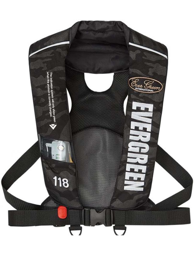 エバーグリーン　インフレータブルジャケット　タイプ５　《ＥＧブラックカモ》　新品