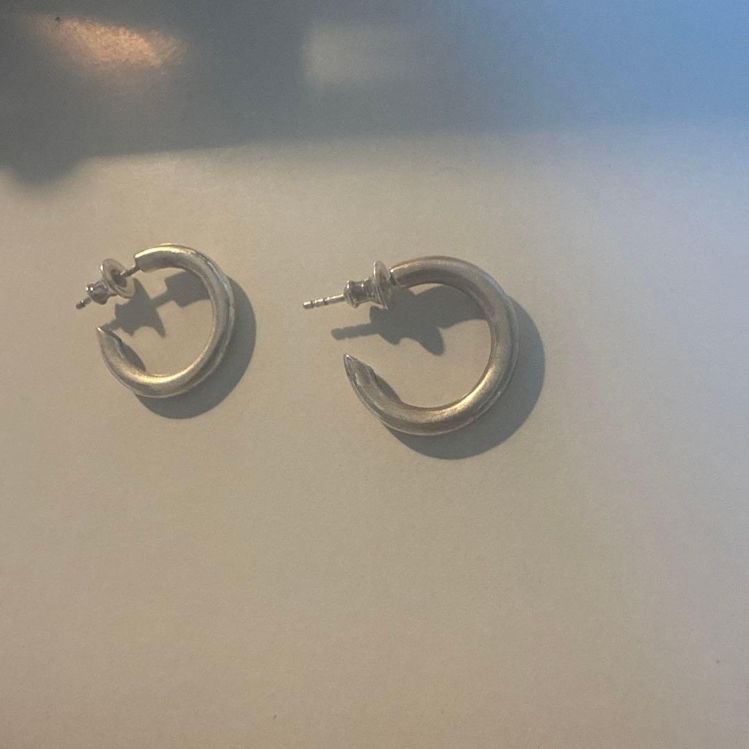 シルバーフープピアス　SINSS 両耳