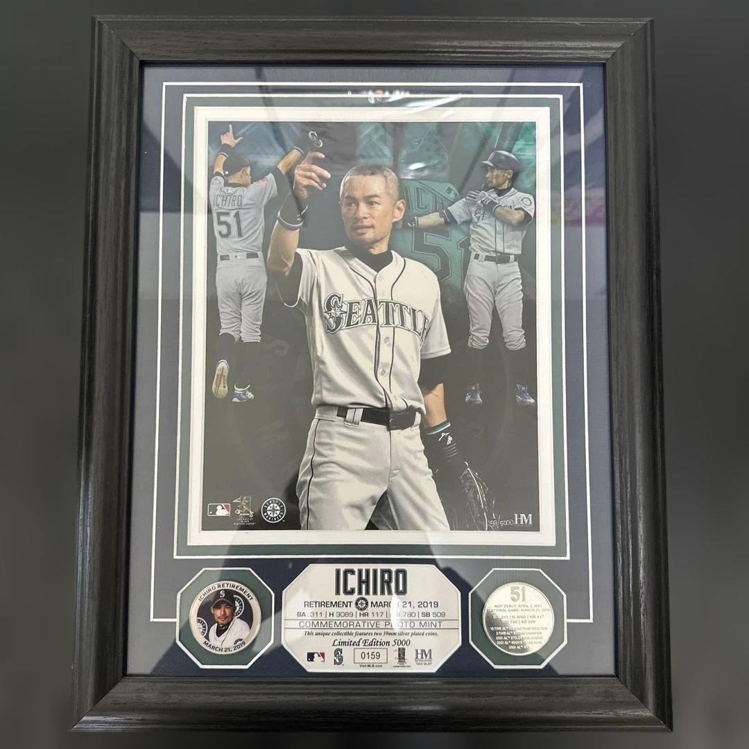 イチロー 引退記念フレームアート 51