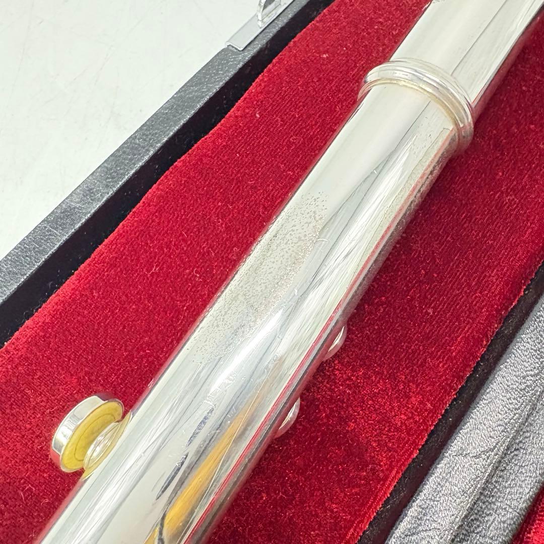 【美品・ケース付属】YAMAHA ヤマハ 頭部管銀製 フルート YFL-451