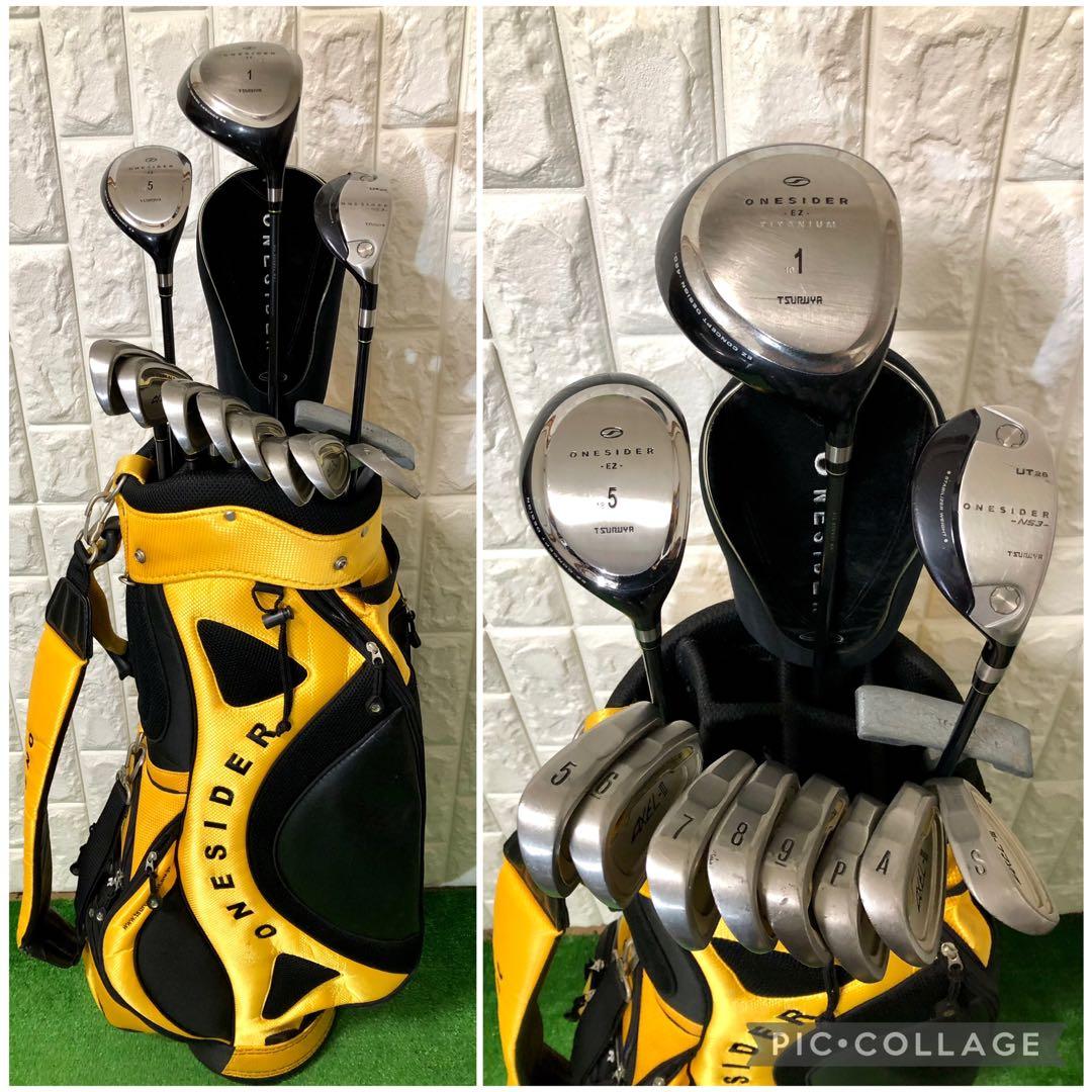 初心者おすすめ☆メンズ ゴルフクラブセット☆ワンサイダー☆キャディバッグ付
