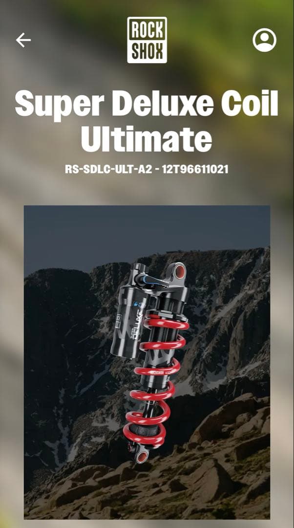 パーツ ROCKSHOX Super Deluxe Coil Ultimate