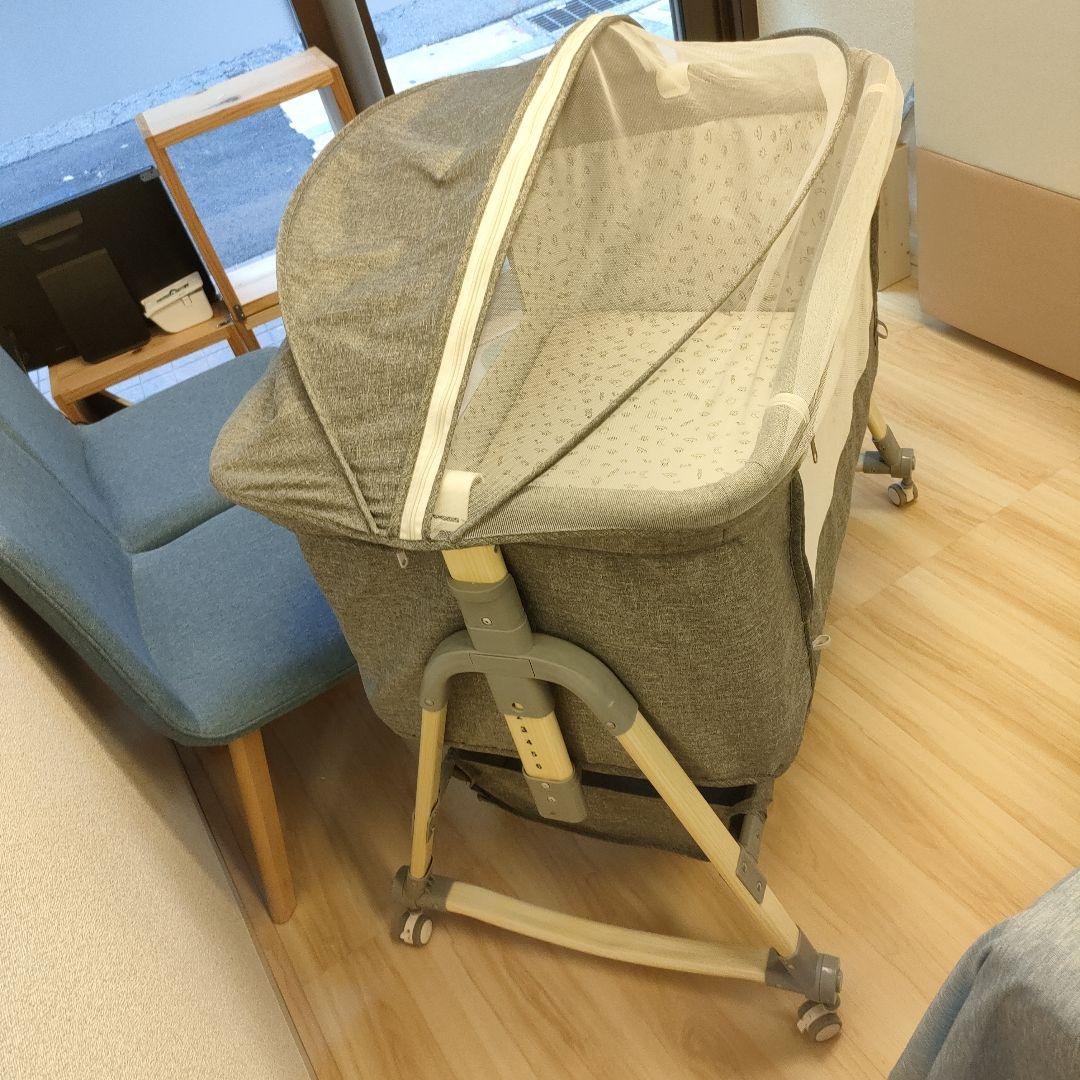 Onhvup 添い寝ベビーベッド 折りたたみ 高さ調整