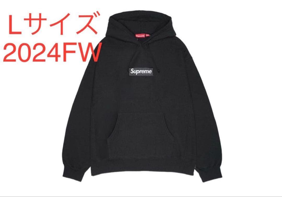 トップス Box Logo Hooded Sweatshirt BLACK