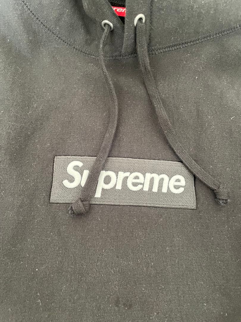 トップス Box Logo Hooded Sweatshirt BLACK